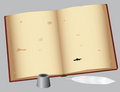 Free An Old Book With A Pen Stock Images - 8570854