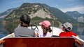 Free Mother With 2 Kids In A Boat Stock Image - 8570861