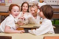 Free Having Fun In The Class Royalty Free Stock Photography - 8577967