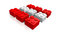 Free Austrian Flag Made With Blocks Royalty Free Stock Images - 8575729