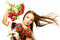 Free Beautiful Woman With Flowers Royalty Free Stock Photos - 8580978