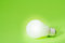 Free Light Bulb On Green Stock Photos - 8590393