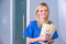 Free Woman Doctor Holding A Chart Royalty Free Stock Photos - 8594138