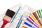 Free Pencils, Drawings And Color Guide Royalty Free Stock Photography - 8598697