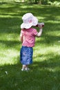 Free Baby Girl In Sun Hat Royalty Free Stock Image - 861746
