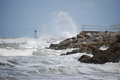 Free Breakers On The Jetty Stock Image - 868681