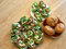 Free Two Plates Of Sandwiches Put On Table In Kitchen Stock Photography - 863322