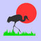 Free Vector Silhouette Of The Crane Royalty Free Stock Image - 8600776