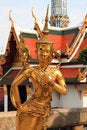 Free Golden Kinnari In Wat Phra Kaew Royalty Free Stock Photos - 8610698