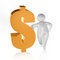Free Money With Man Royalty Free Stock Image - 8611266