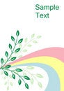 Free Positive Spring Vector Card Royalty Free Stock Images - 8625019