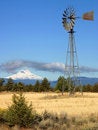 Free Windmill Mount Hood Royalty Free Stock Photography - 8629097