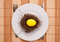 Free Golden Egg In A Nest Served On A Plate Royalty Free Stock Photography - 8628747