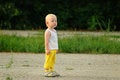 Free The Child Stands And Looks Aside Royalty Free Stock Image - 8634506