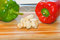 Free Peppers And Garlic Cloves Stock Photos - 8639863