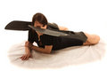 Free Girl And Flippers Stock Photography - 8644702