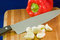 Free Red Pepper And Garlic Cloves Royalty Free Stock Photography - 8640627