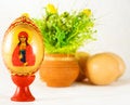 Free Easter And Religion - Painted Egg And Ornaments Royalty Free Stock Photo - 8650195