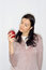 Free Young Woman Holding Apple Stock Images - 8653344