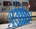 Free Fish Designed Public Bike Rack Stock Photo - 8664710