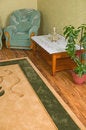 Free Green Armchair In A Room Corner. Stock Photos - 8666463