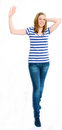 Free Girl Waving Stock Photo - 8668550