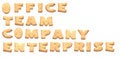 Free The Words Made Of Cookies Stock Photos - 8669603