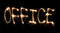 Free Word Office Written Sparkler Stock Photos - 8668233