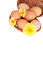 Free Eggs In Baskets With Spring Flowers, Isolated Stock Photo - 8675620