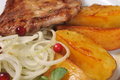 Free Meat With  Potato Stock Image - 8692471