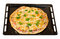 Free Baked Pizza On Tray Stock Images - 8713274
