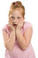 Free Little Girl Is Shocked Stock Photos - 8729723