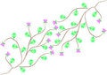 Free Flowerses On Branch Royalty Free Stock Images - 8732649