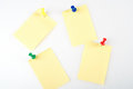 Free Post-it Note With Pin Stock Photos - 8732813