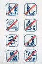 Free Signs On Board Royalty Free Stock Images - 8736419