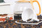 Free Cup Of Coffee Over Coffee Grain Stock Photo - 8738500