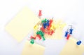 Free Post-it Note With Pin Royalty Free Stock Photo - 8743395