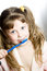 Free Girl With Toothbrush Royalty Free Stock Image - 8746596