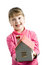 Free Girl With House Royalty Free Stock Images - 8746669