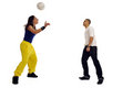 Free Woman And Man Playing Stock Images - 8756164