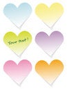Free Colorful Heart Post-it Set Stock Images - 8756534
