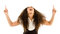 Free Fashionable Woman Showing Happiness Royalty Free Stock Image - 8766656