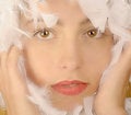 Free Woman In Feathers Stock Images - 8792894