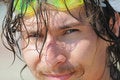 Free The Man On A Sea Beach. Royalty Free Stock Photos - 8795368