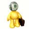 Free Money Head Businessman Icon Figure Royalty Free Stock Photo - 8798715