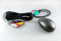 Free Mouse And Adapter Royalty Free Stock Photography - 8819837