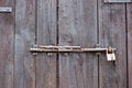Free Weathered Wooden Door Royalty Free Stock Photography - 8820187