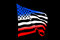 Free USA Flag Shape Blowing In The Wind Stock Photography - 8821742