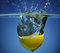 Free Lime Splashing Stock Photo - 8855260