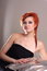 Free Portrait Of A Young Fashion Model Royalty Free Stock Image - 8855366